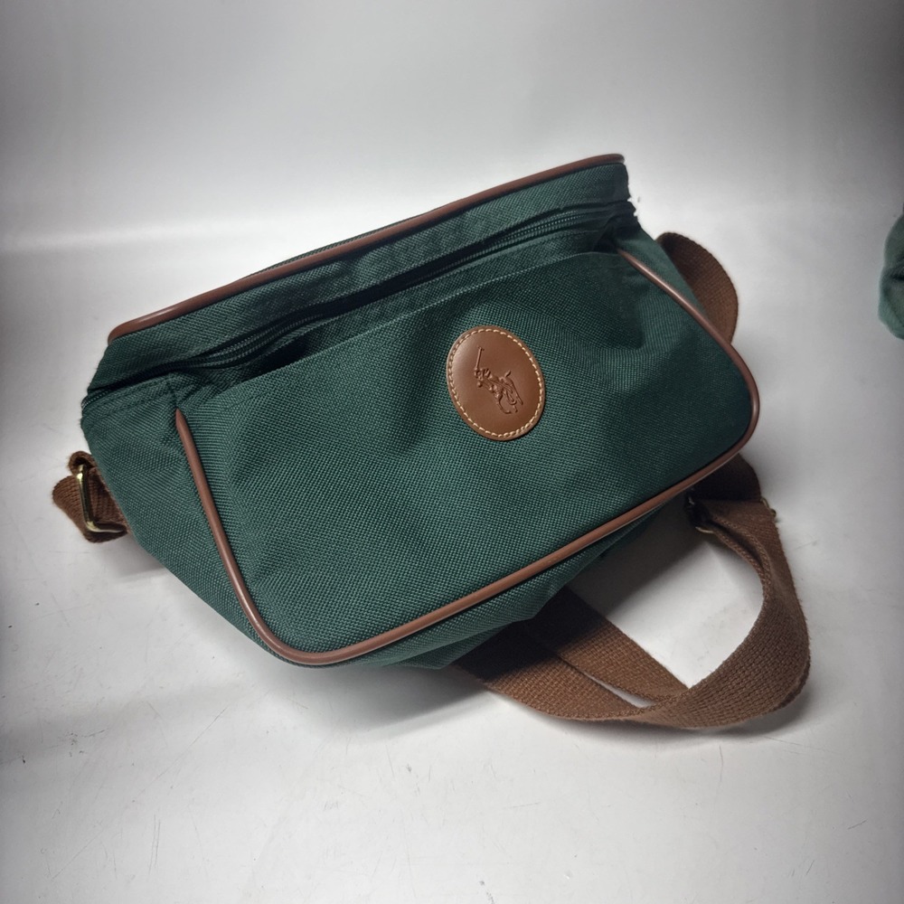 VTG Polo Sport Ralph Lauren Fanny Pack Waist Bag Adjustable Strap Green